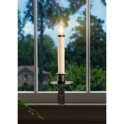 Cambridge Bracket Antique Bronze Cool Burn Bulb Candle, Steady Burning, 12" (Set of 4)