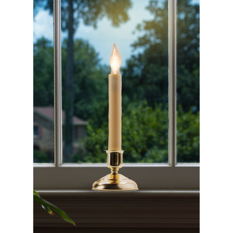 Cape Cod Brass Cool Burn Bulb Candle, Steady Burning, 9" (Set of 4)