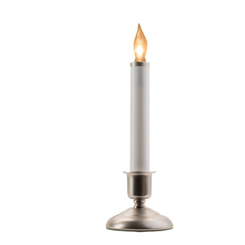 Cape Cod Pewter Cool Burn Bulb Candle, Steady Burning, 9" (Set of 4)