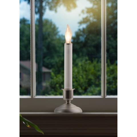 Cape Cod Pewter Cool Burn Bulb Candle, Steady Burning, 9" (Set of 4)