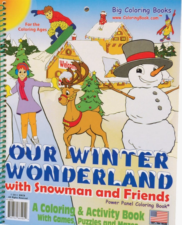 Our Winter Wonderland with Snowman and Friends Coloring Book