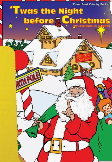 Twas the Night before Christmas Coloring Book