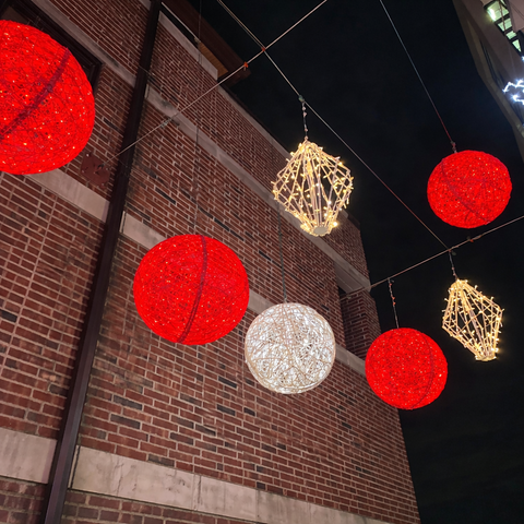 Large Foldable Diamond, LED Lit (Warm White), 31"