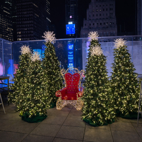 Small Foldable Snowball, LED Lit (Warm White), 16"