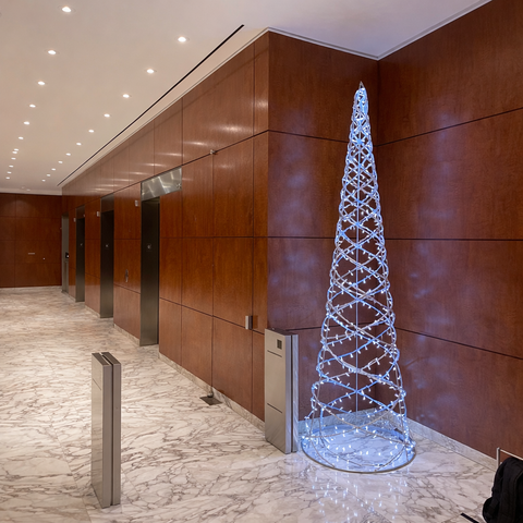 Lighted Cone Struct, Cool White, 12 ft. (370CM) – Christmas In America