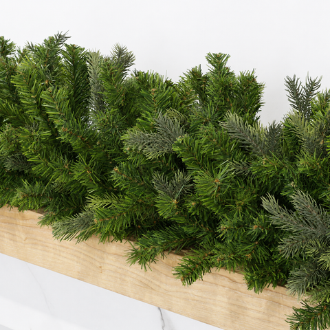 Mixed Pine Artificial Christmas Garland, (10"D / 14"D)