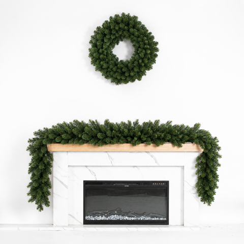 Fir Garland, (14"D/9'L)