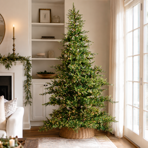 Aspen Pine Tree w/ Firecracker Lights, 9'