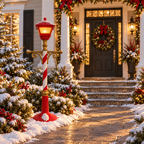 Christmas Lamp Post