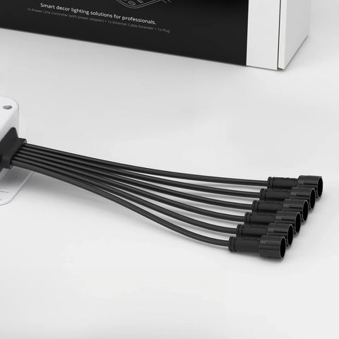 Twinkly Pro Controller, 6 PLC Ports, Ethernet, US-EU plug