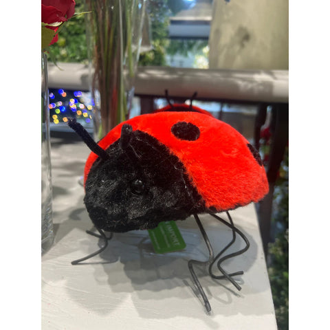 Ladybug Figurine, 10" (Red Black)
