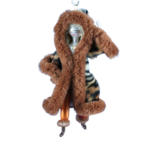 Lady W/ Coat Ornament