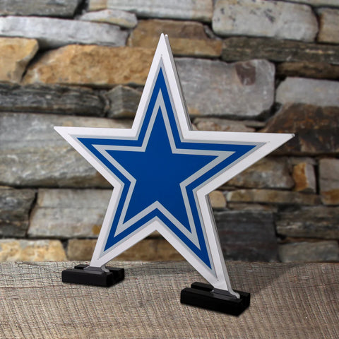 Dallas Cowboys LED Infinity Logo Light, Acrylic, w/UL Plug, 14.5"