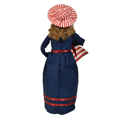 Lady Liberty Caroler Figurine, 13"