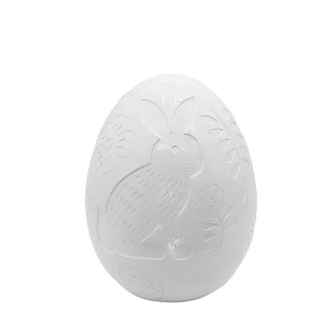 Easter Egg Figurine, 16" (White)