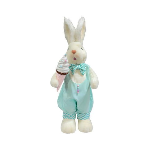 Rabbit Boy W/ Ice Cream Figurine, 34"
