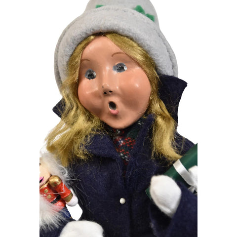 Nutcracker Family Girl Caroler Figurine, 10"