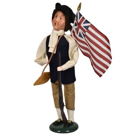 Revolutionary Patriot 1776 Caroler Figurine, 13"