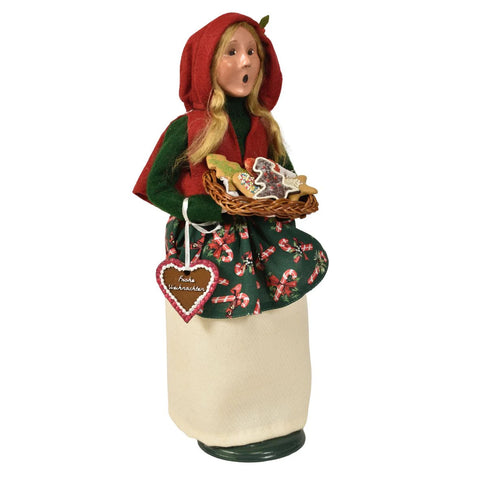 Woman Selling Cookies Caroler Figurine, 13"