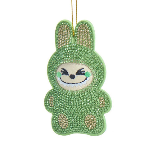 Pink, Purple, Blue & Green Bedazzled™ Monster Ornament, 4" (4 styles - sold individually)