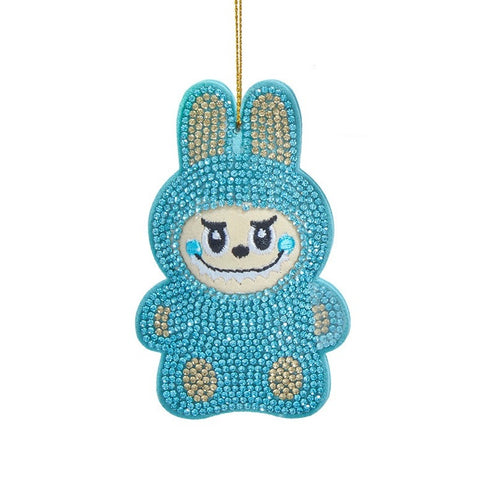 Pink, Purple, Blue & Green Bedazzled™ Monster Ornament, 4" (4 styles - sold individually)