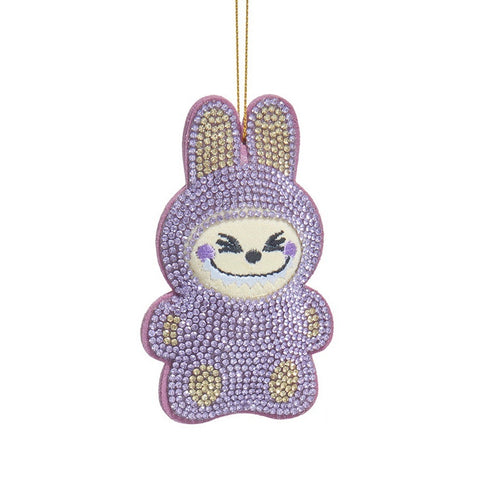 Pink, Purple, Blue & Green Bedazzled™ Monster Ornament, 4" (4 styles - sold individually)