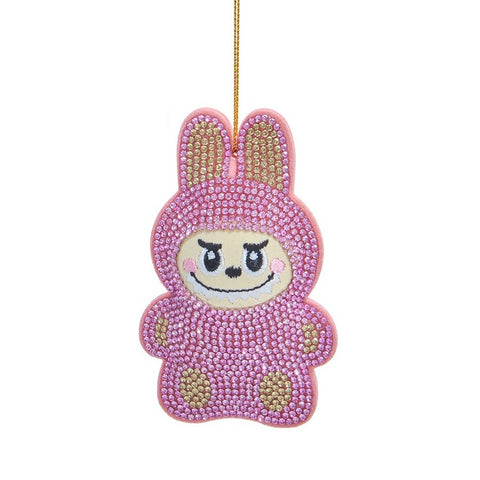 Pink, Purple, Blue & Green Bedazzled™ Monster Ornament, 4" (4 styles - sold individually)