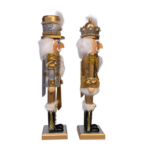 Gold Nutcracker Figurine, 15" (2 styles - sold individually)