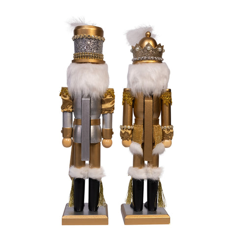 Gold Nutcracker Figurine, 15" (2 styles - sold individually)