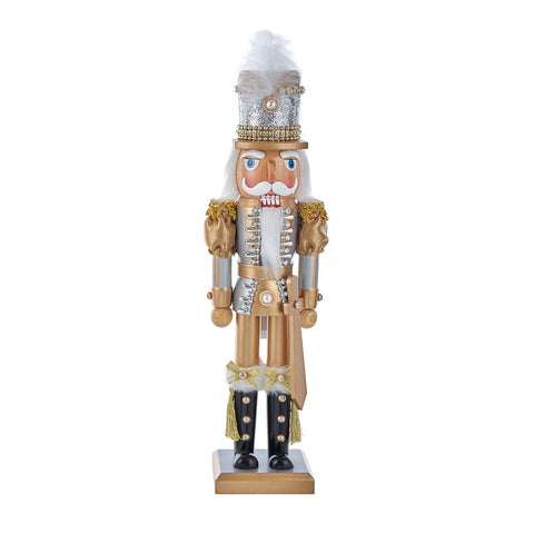 Gold Nutcracker Figurine, 15" (2 styles - sold individually)