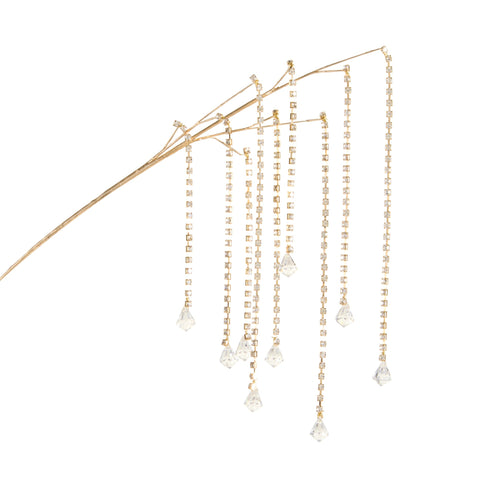 Gold Rhinestone and Jewel Spray, 37"