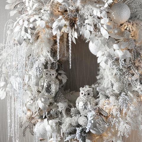 White Leaf Spray, 36"