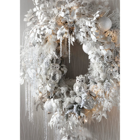 Hanging Ice Branch, 31" (White)