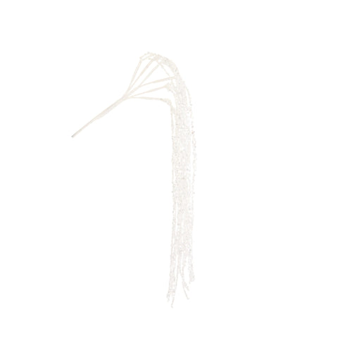 Hanging Ice Branch, 31" (White)