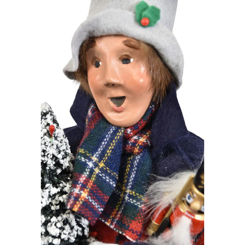 Nutcracker Family Man Caroler Figurine, 13"