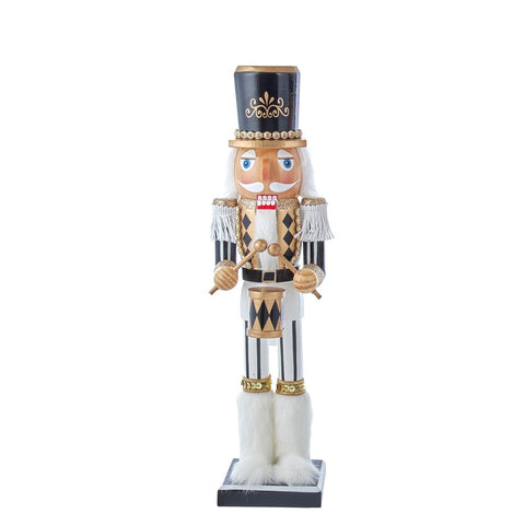 Black, White & Gold Nutcracker Figurines, 15" (3 styles - sold individually)