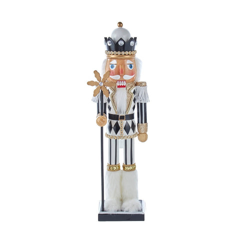 Black, White & Gold Nutcracker Figurines, 15" (3 styles - sold individually)