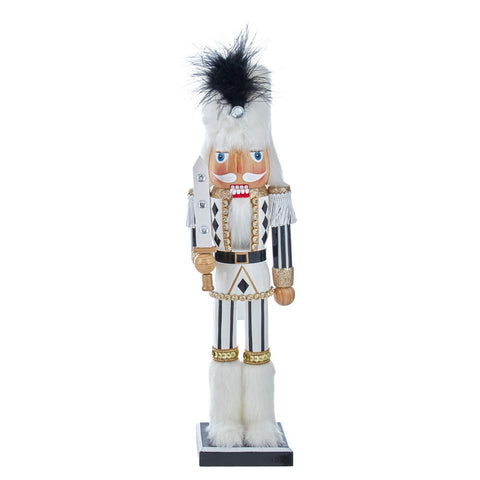 Black, White & Gold Nutcracker Figurines, 15" (3 styles - sold individually)