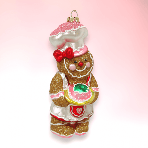 Gingerbread Girl w/ Bowl