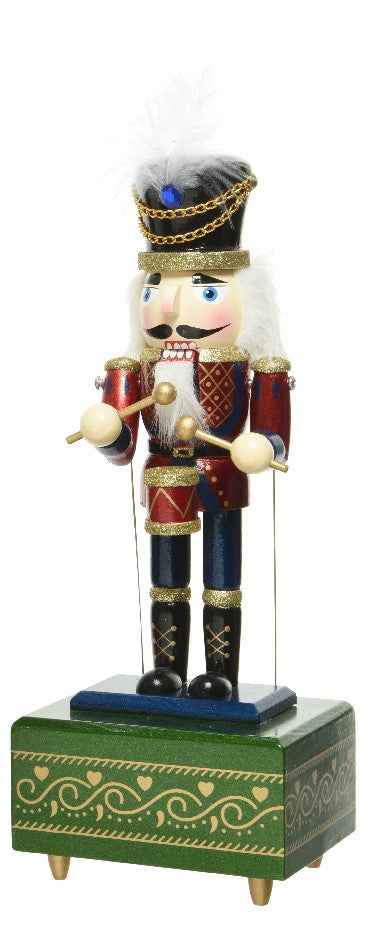 Music Box Nutcracker with Moving Arms (3 colors to choose)