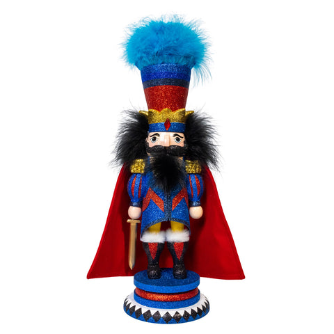 Hollywood Nutcrackers™ Red & Blue King Nutcracker Figurine, 15"