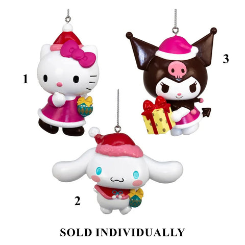 Hello Kitty™ Kuromi, Cinnamoroll & Hello Kitty™ Ornaments, 3.5" (3 styles - sold individually)