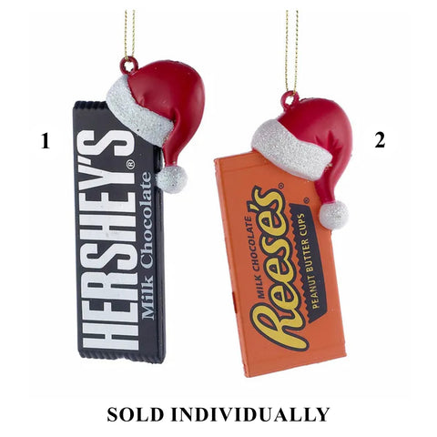 Hershey's™ Bar With Hat Ornaments, 3.5-4.5" (2 styles - sold individually)