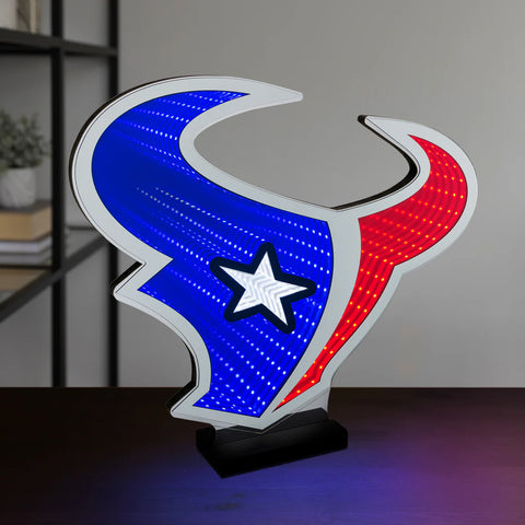 Houston Texans LED Infinity Logo Light, Acrylic, w/UL Plug, 15.5"