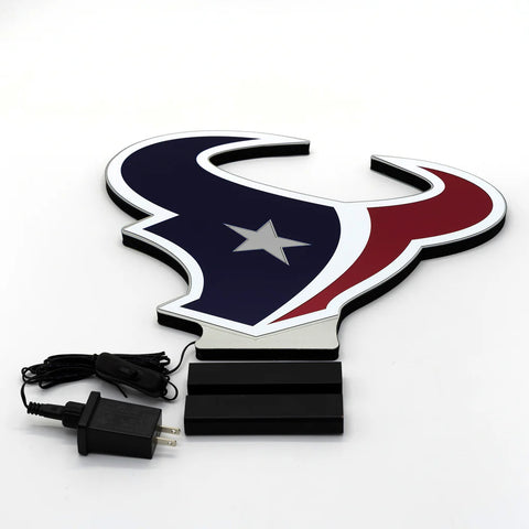Houston Texans LED Infinity Logo Light, Acrylic, w/UL Plug, 15.5"