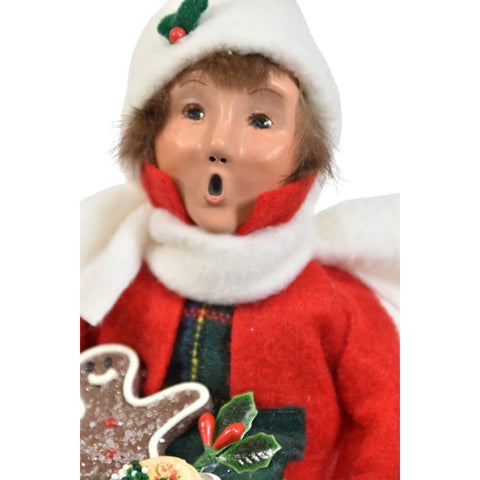 Sweets Family Boy Caroler Figurine, 10"