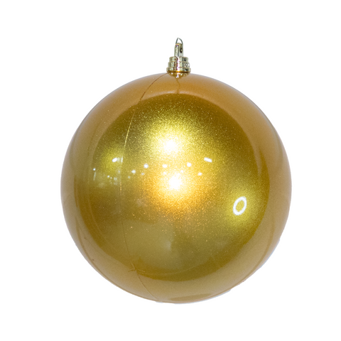 Shatterproof Candy Apple Gold Ornament 3''(80MM)