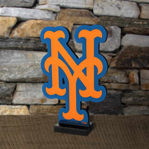 New York Mets LED Infinity Logo Light, Acrylic, w/UL Plug, 7-14"