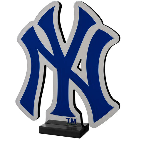 New York Yankees LED Infinity Logo Light, Acrylic, w/UL Plug, 7-14"