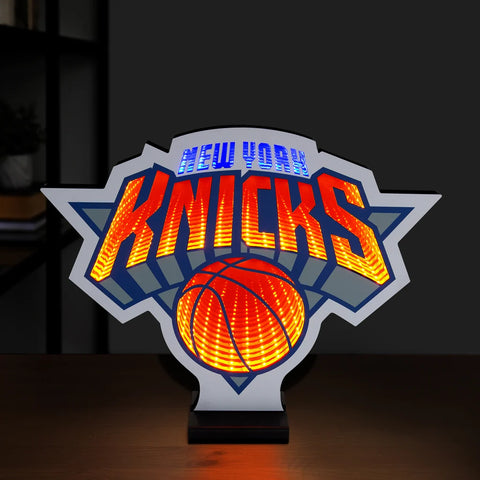 New York Knicks LED Infinity Logo Light, Acrylic, w/UL Plug, 14"